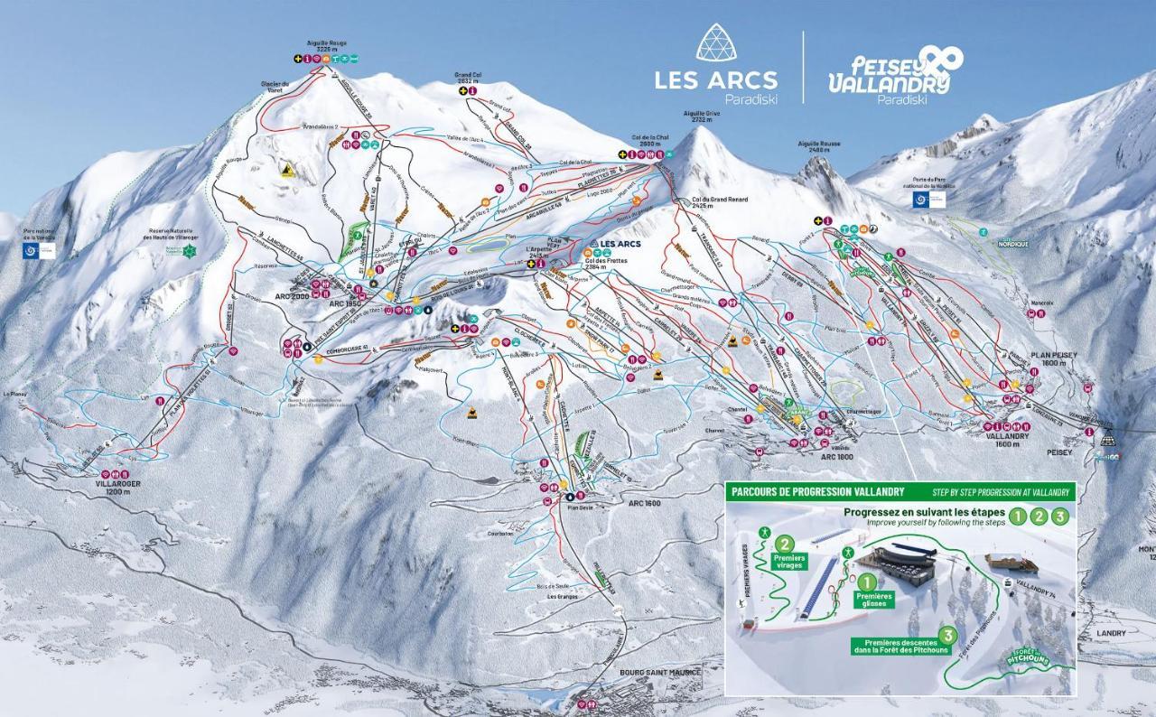 Arc 1950 - Charmant Appart 2-4 Pers Dans Residence Hoteliere, Skis Aux Pieds Les Arcs  Екстер'єр фото